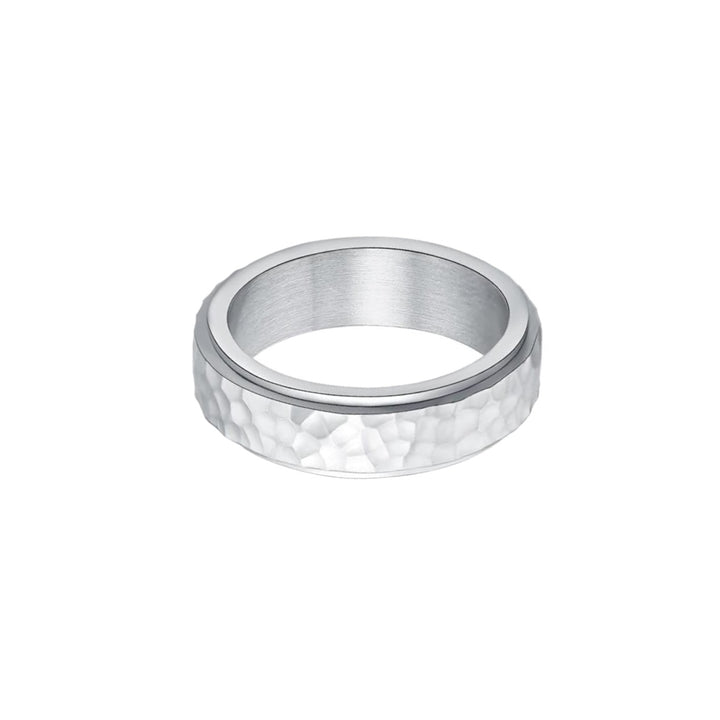 Hammered Serenity Ring