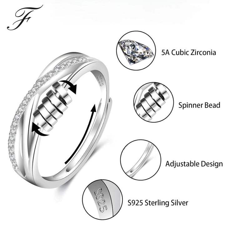 Relaxx Ring Adjustable S925