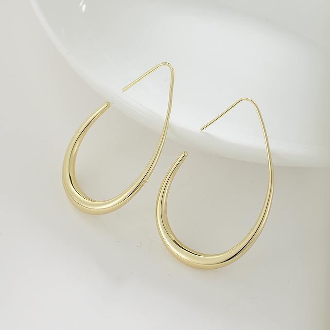 Ovale Teardrop Earrings