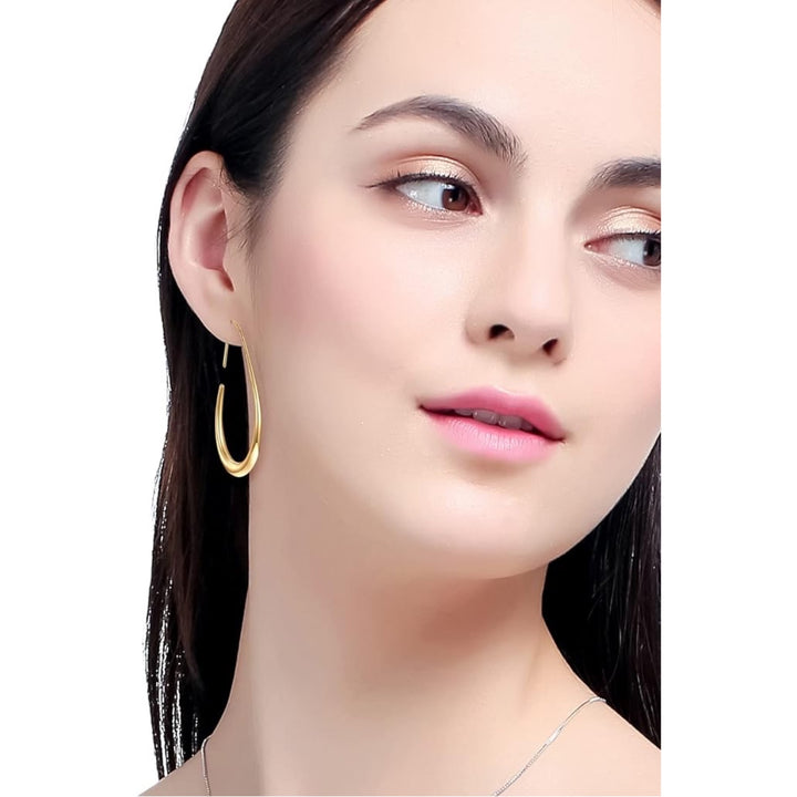 Ovale Teardrop Earrings